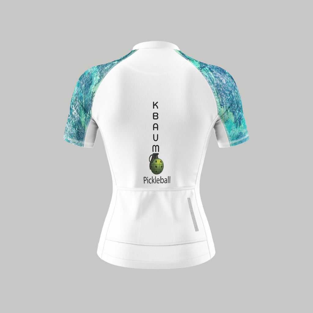KBAUM Artist Collection Pickleball and Cycling top with back side pockets for your phone and more!