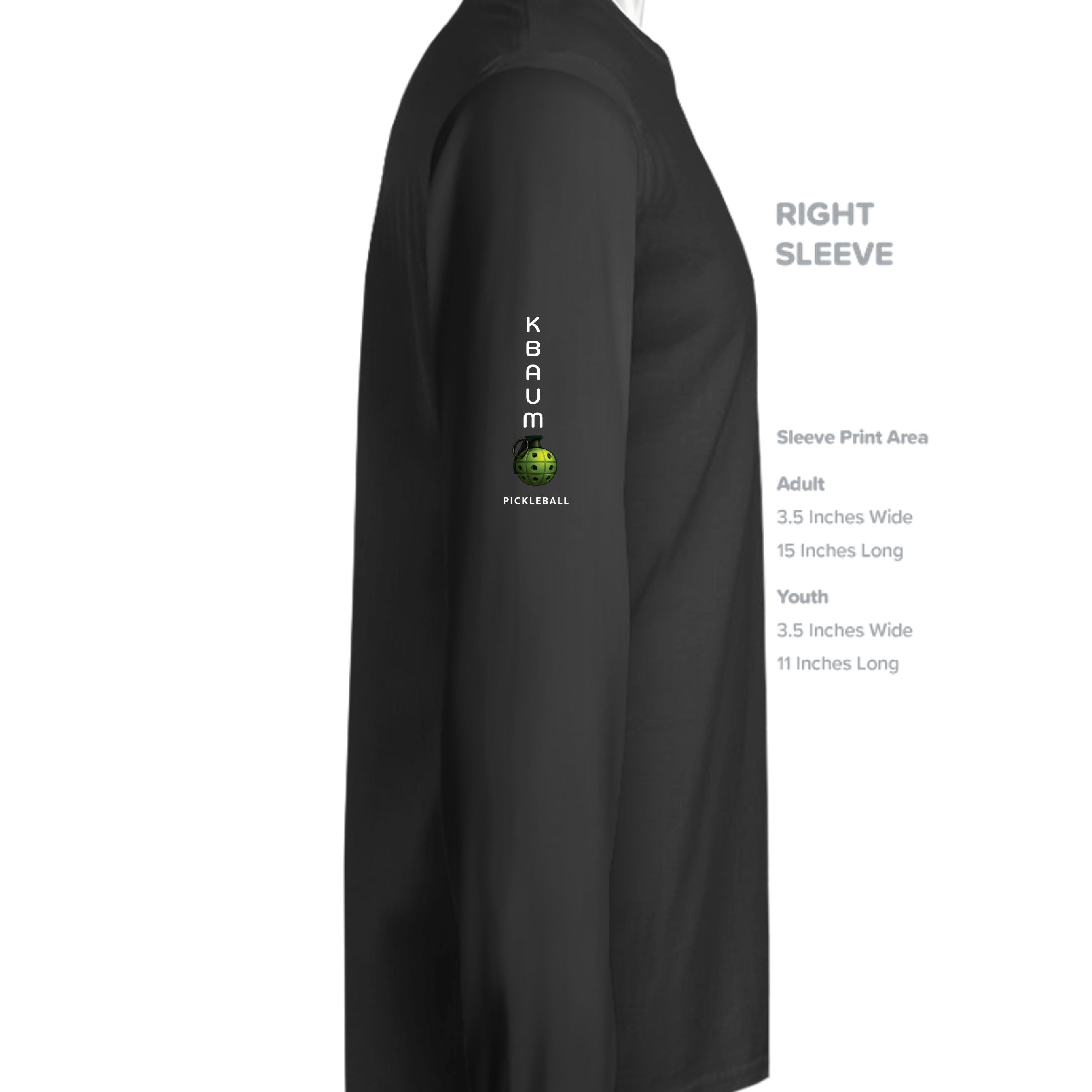 Black - LST353LS - SLEEVE_RIGHT