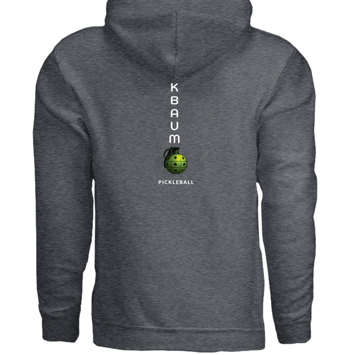DARK HEATHER - G185 - BACK